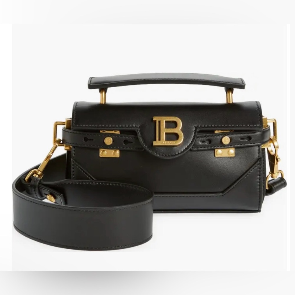 Balmain NWT BBuzz 19 Shoulder Bag in Smooth Leather